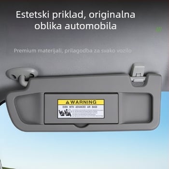 Honda Civic 2006-2011 prednji viziri za sunce (lijevi i desni) – PVC, ugradnja karticom, ispis logotipa, prilagodljivo