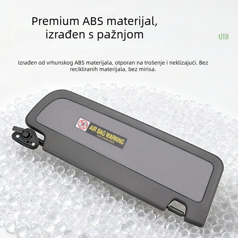 Honda Civic 2006-2011 prednji viziri za sunce (lijevi i desni) – PVC, ugradnja karticom, ispis logotipa, prilagodljivo