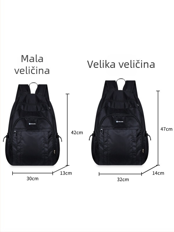 Putni ruksak, unisex, vodootporan, kapacitet 20–35 L, kompatibilan s 15-inčnim prijenosnim računalom, materijal: platno