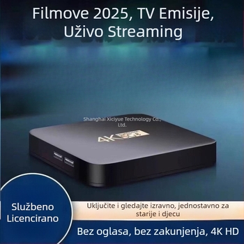 4K osmeročlani TV box, 4GB RAM, 32GB pohrane, HDMI, WiFi