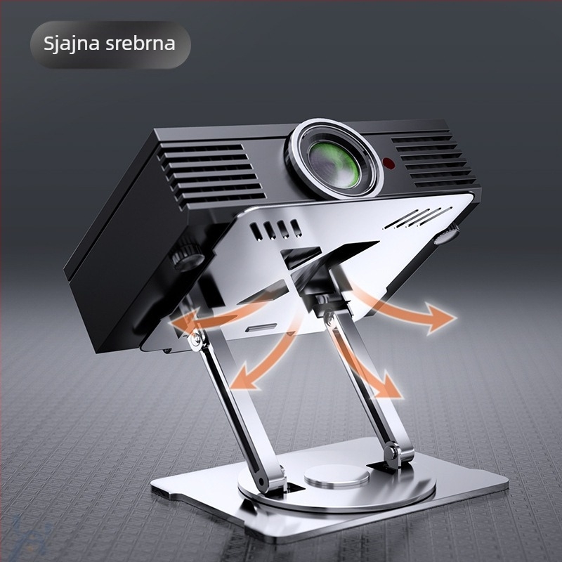 Aluminijski nosač za projektor s podiznim dizajnom za prijenosna računala/tablete, model D32, 650 g, kompatibilno 11–17,3 inča