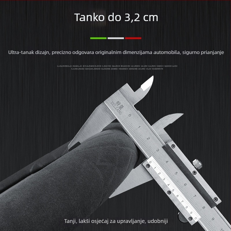 Navlaka za volan od velura, univerzalna za sve sezone