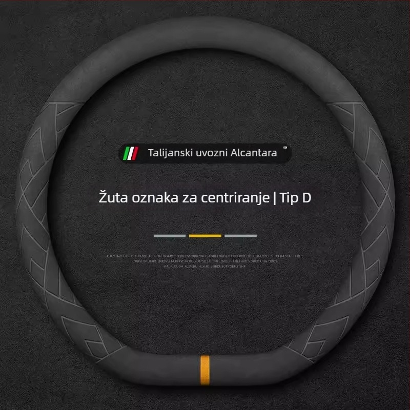 Navlaka za volan od velura, univerzalna za sve sezone