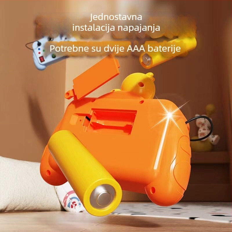 Montessori inspirirani obrazovni stroj za rano učenje — električni projektor zvuka i svjetla; ABS materijal; za djecu 4–6 godina