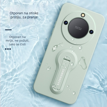 Kućište od tekućeg silikona za Honor X40 s držačem i narukvicom, potpuno pokriće objektiva, protiv padova