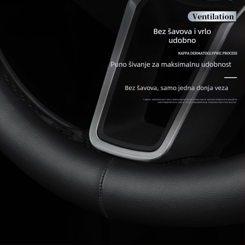 Ochemei navlaka za volan od velura za Geely — sportski stil, univerzalno za sve sezone, posebna instalacija