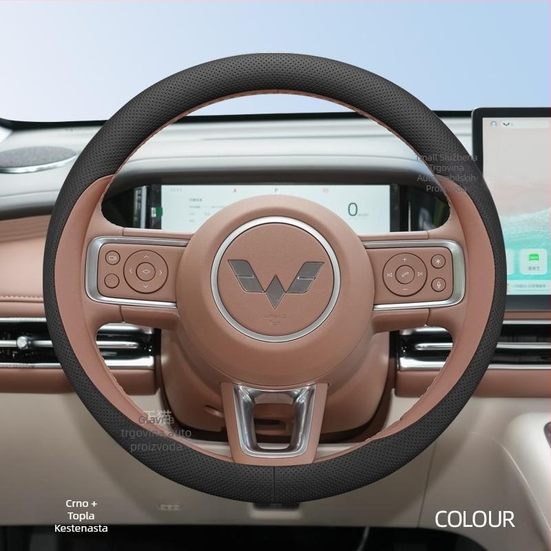 Chebaihu minimalistička navlaka za volan od umjetne kože – univerzalna prilagodba, za sve sezone, za Byd