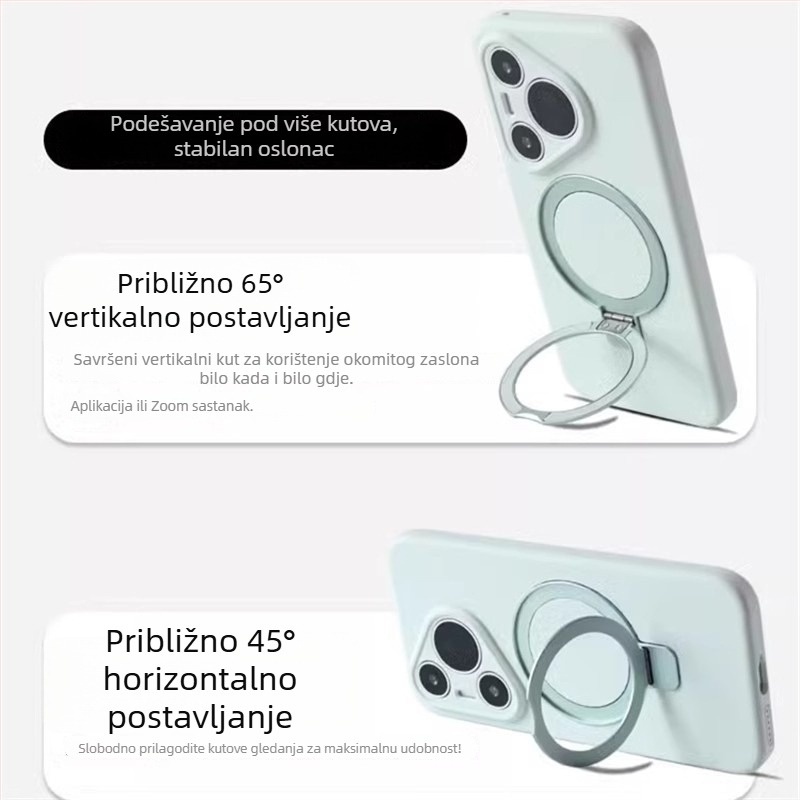 Kućište Huawei Pura70 Ultra od tekućeg silikona, potpuno zaštita objektiva, okretni držač objektiva, P70 zaštitni poklopac