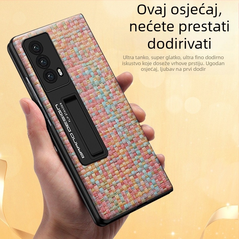 Kućište za Honor Magic V2 s preklopnim zaslonom — VS2 klasični GD uzorak, mali cvjetni uzorak, zaštita od pada, dvodijelno zaštitno kućište