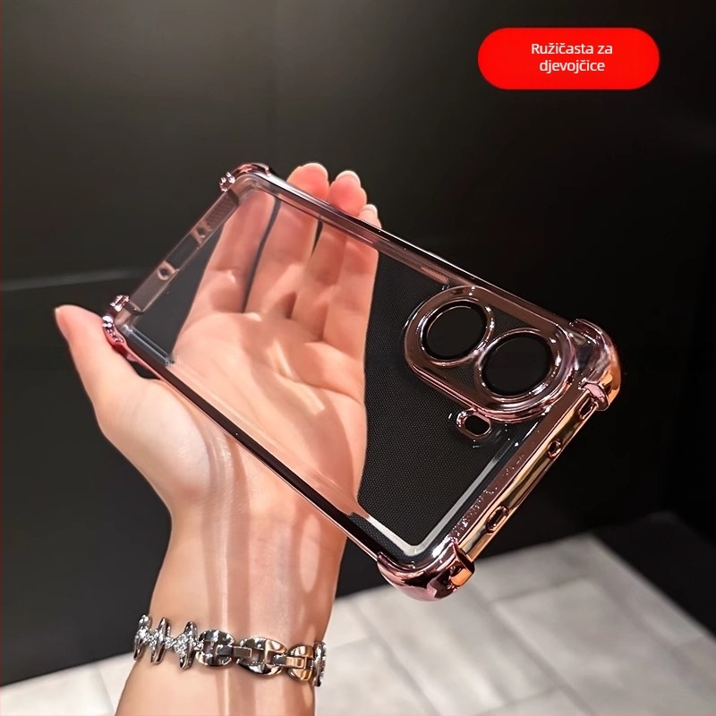 Kućište za Xiaomi Poco F8 Ultra – TPU kućište s elektroplating završnom obradom; otpornost na udarce, padove, ogrebotine i žućenje.