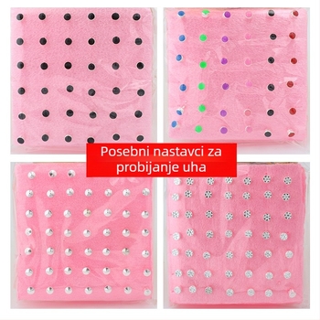 Geometrijski metalni naušnice s elektroplastičnim premazom, nehrđajući čelik, unisex