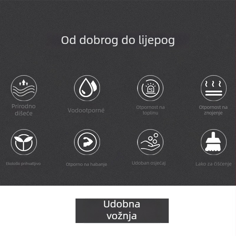 Navlaka za volan s masažnom mrežom, prozračna, upija znoj, protuklizna, univerzalna za sve sezone