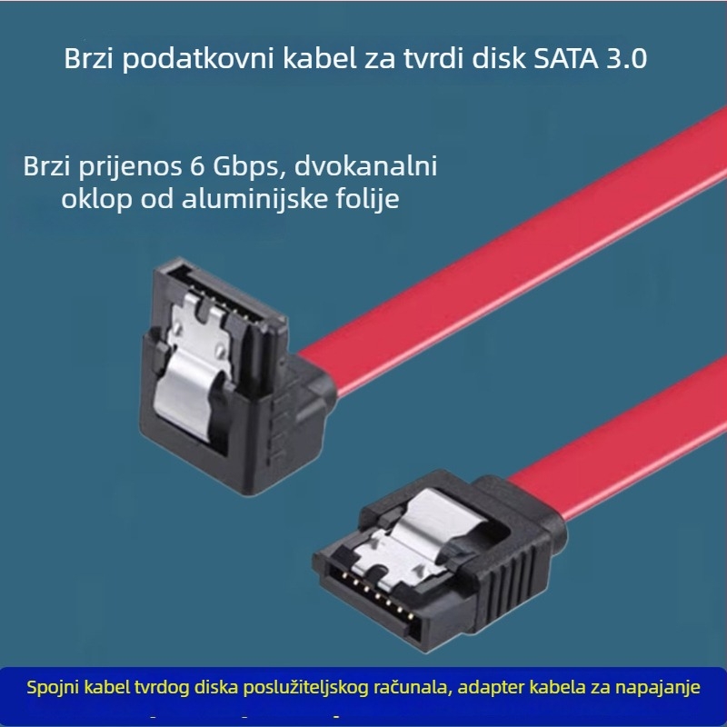 SATA 3.0 SSD serijski podatkovni kabel za stolno računalo i matičnu ploču - adapter