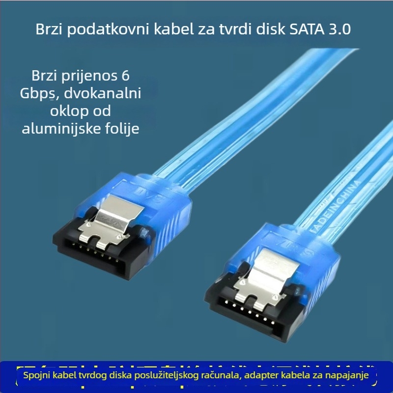 SATA 3.0 SSD serijski podatkovni kabel za stolno računalo i matičnu ploču - adapter