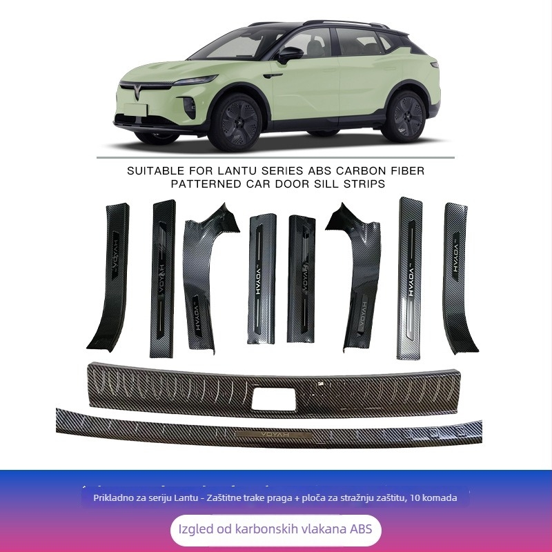Zaštita praga automobila za Lantu Zhiyin — plastika, AT mjenjač, kod proizvoda 001, marka Jita