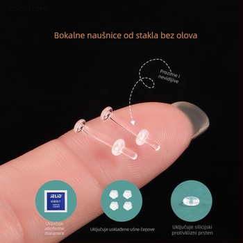 Staklene naušnice Simang Jewelry – luksuzni stil za žene, proljeće 2025