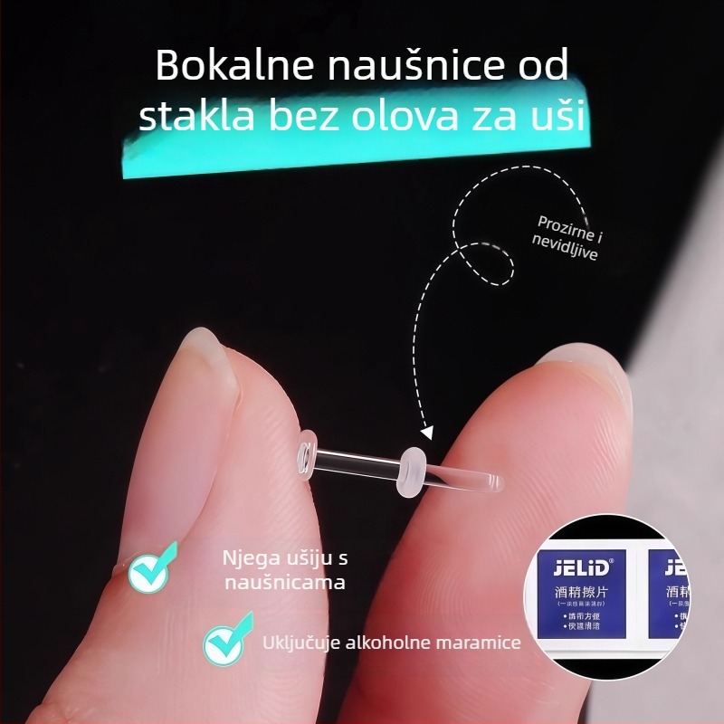 Staklene naušnice Simang Jewelry – luksuzni stil za žene, proljeće 2025