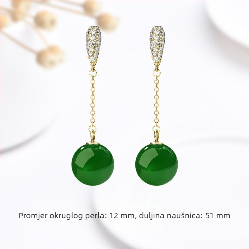 Naušnice - Geometrijski oblik, Agat materijal, Prirodni stil, Unisex, Proljeće 2025