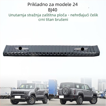 Zaštita pragova vrata od nehrđajućeg čelika za BJ40 Beijing 24. model – unutarnji auto dodatak