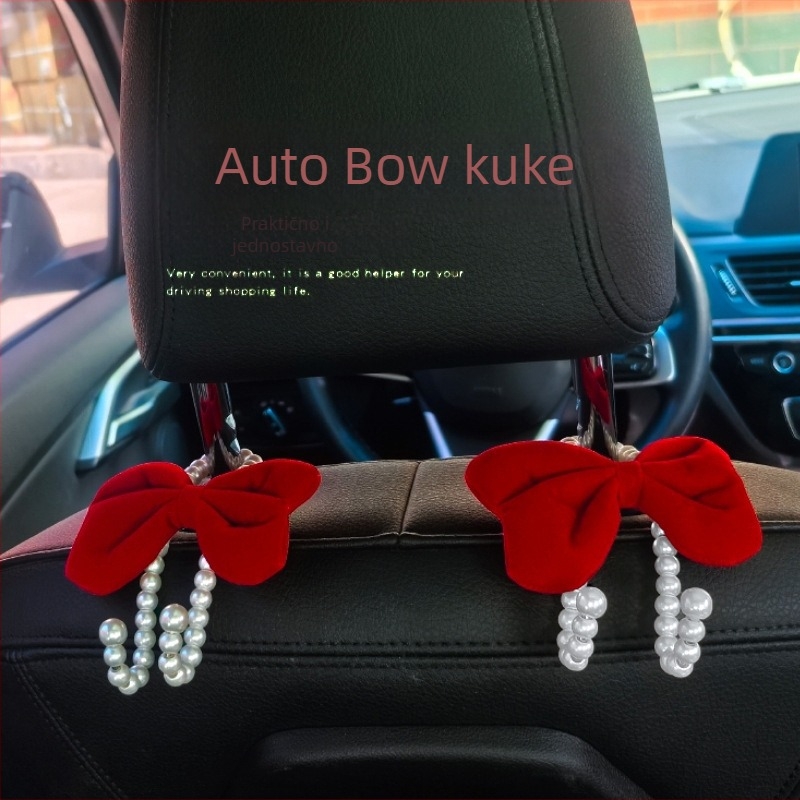 Auto kuka za stražnji dio prednjeg sjedala, kompaktnog višenamjenskog kuka, legura, luksuzan stil, unutarnja dekoracija i pohrana