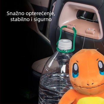 Kuka za stražnje naslon sjedala automobila, plastična, crtani stil, unutarnja dekoracija i skladištenje