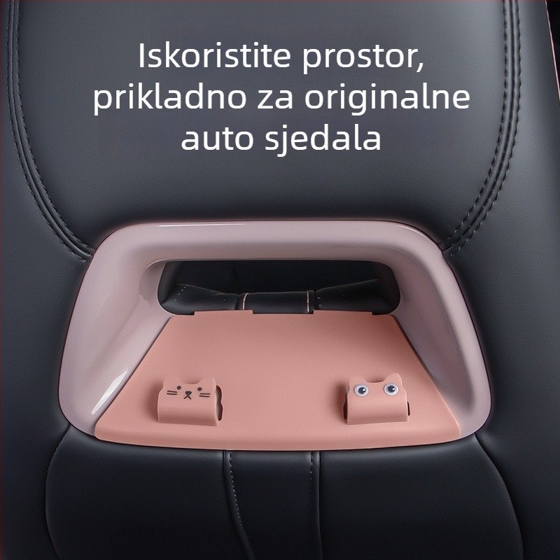 Kuka za stražnje naslon sjedala automobila, plastična, crtani stil, unutarnja dekoracija i skladištenje