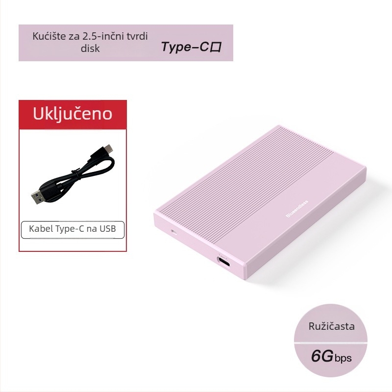 Vanjska kućišta za SATA SSD/HDD USB 3.0 Type-C MR23S/MR23GC/MR23FC PC+ABS