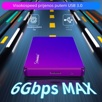 Vanjska USB 3.0 kutija za tvrdi disk, plastično kućište, podržava do 2 TB, model YD002, SomnAmbuList
