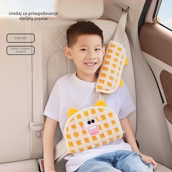 Jastučić za kaišu automobila – pliš, crtani dizajn, 100 g, porijeklo Zhejiang