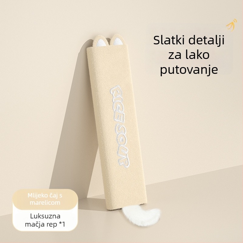 Pokriće za pojas automobila s mačjim dizajnom, Cartoon Cat, Icaroom/Love Car House, kristalno mekano, 50 g, moguć ispis loga