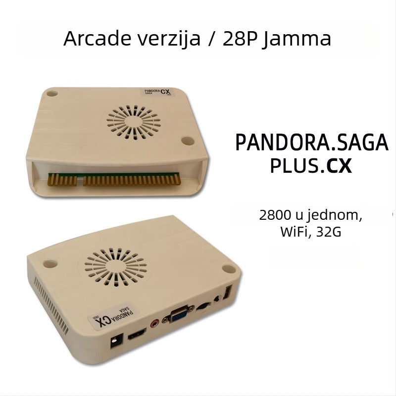 JAMMA arkadna matična ploča s Androidom, 128GB, HDMI/USB, nostalgičan stil