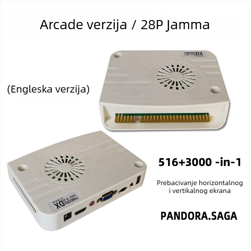 JAMMA arkadna matična ploča s Androidom, 128GB, HDMI/USB, nostalgičan stil