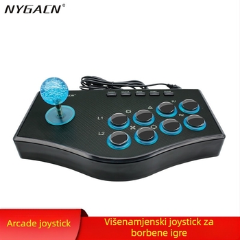 NYGACN Rocker arcade joystick USB – kompatibilan s Androidom i PC-em, vibracija, OEM prilagodba
