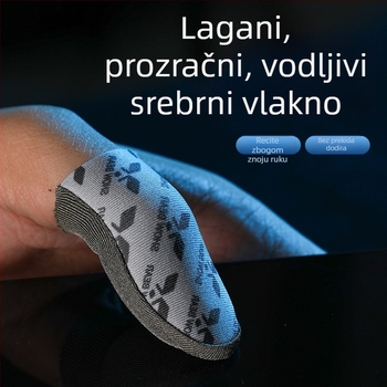 Gamer finger sleeve, ultra-tanki, protiv znoja, protuklizni, za PUBG Esports