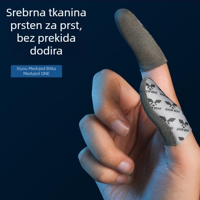 Gamer finger sleeve, ultra-tanki, protiv znoja, protuklizni, za PUBG Esports