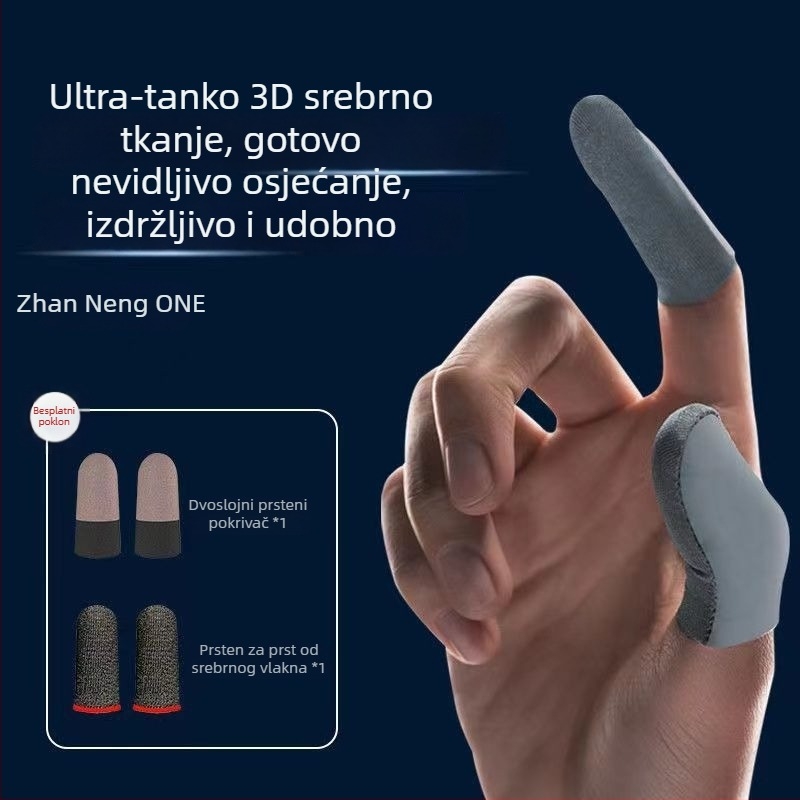 Gamer finger sleeve, ultra-tanki, protiv znoja, protuklizni, za PUBG Esports