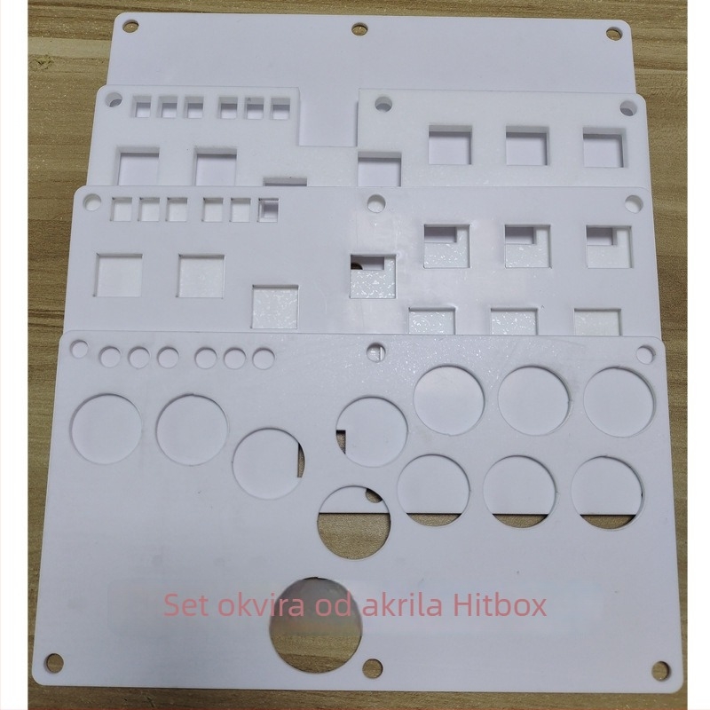 HITBOX borbena tipkovnica USB arkadni joystick — akril, visoka preciznost, kompatibilno sa Switch, PC, Android i PS4