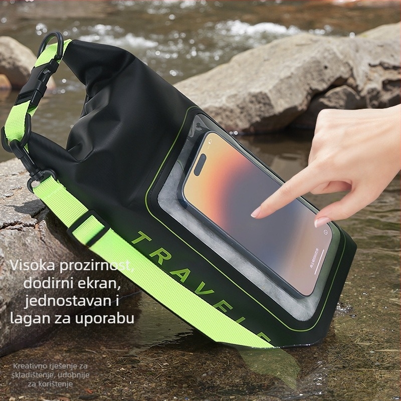 Vanjska vodootporna crossbody torba – PVC mreža materijal, EVA podstava, unisex