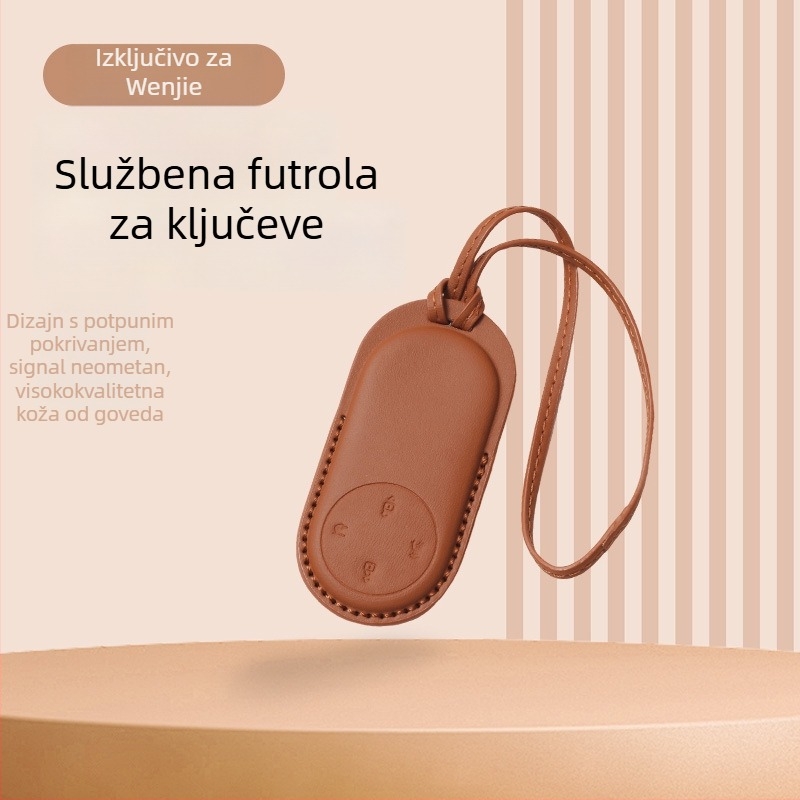 Futrola za ključeve Huawei M9/M7/M5 – koža, etnički stil, potpuno zaštitna futrola