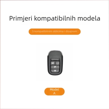 Kućište ključa za Honda Civic 11. generaciju, Vezel, UR-V, Lingpai i Accord – legura + koža, jednostavan stil, prilagodljivo