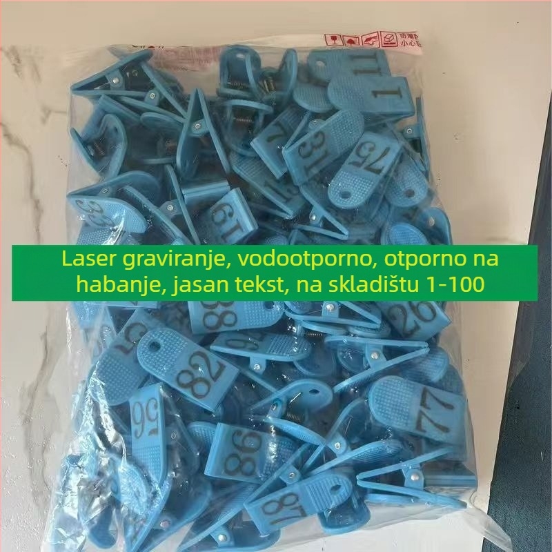 Klip za broj narudžbe za restoran, ABS materijal, šifra proizvoda JD00008, Bez brenda, Model: Drugi