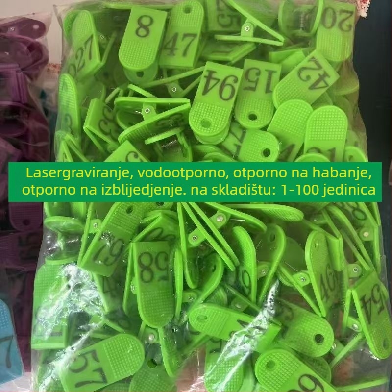 Klip za broj narudžbe za restoran, ABS materijal, šifra proizvoda JD00008, Bez brenda, Model: Drugi