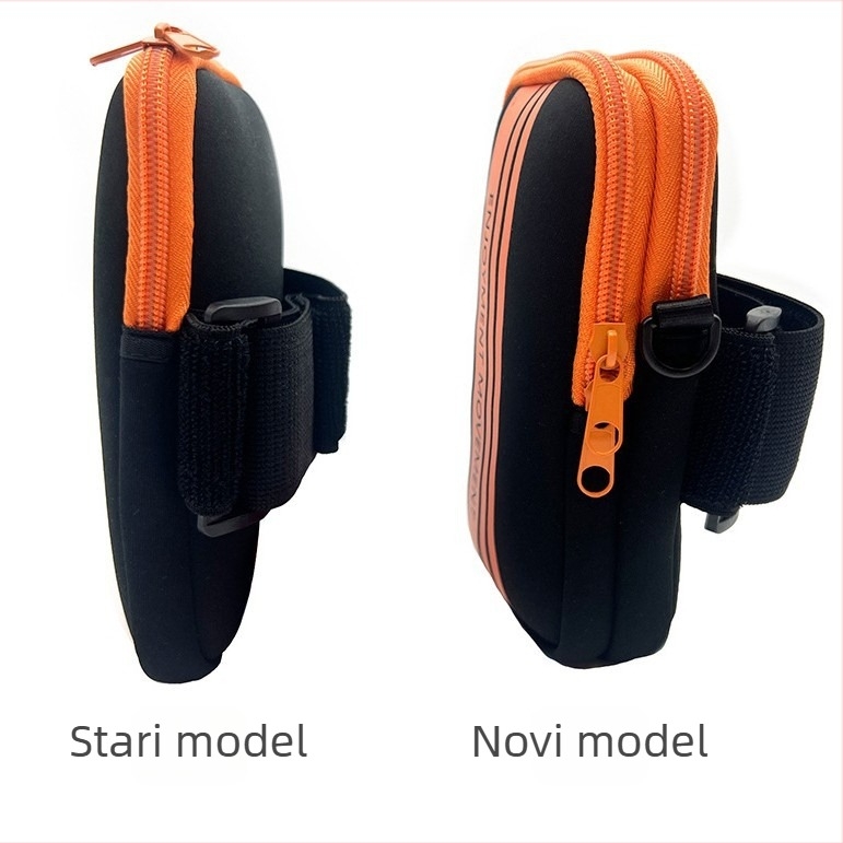 Unisex torbica za nadlakticu s križnim remenom – scuba materijal, vodootporna, prozračna, ultralegka