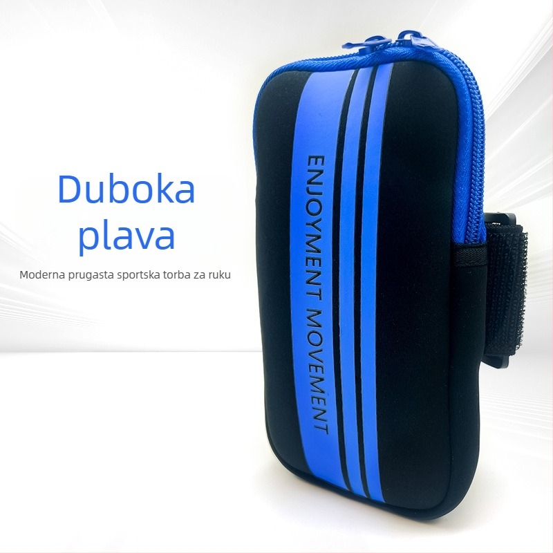 Unisex torbica za nadlakticu s križnim remenom – scuba materijal, vodootporna, prozračna, ultralegka