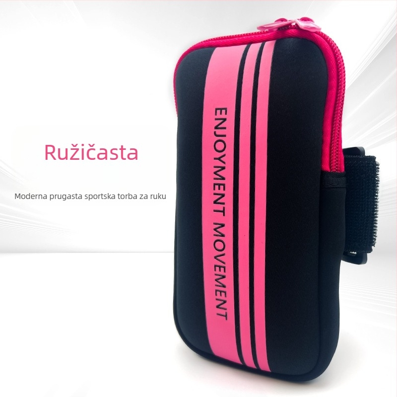 Unisex torbica za nadlakticu s križnim remenom – scuba materijal, vodootporna, prozračna, ultralegka