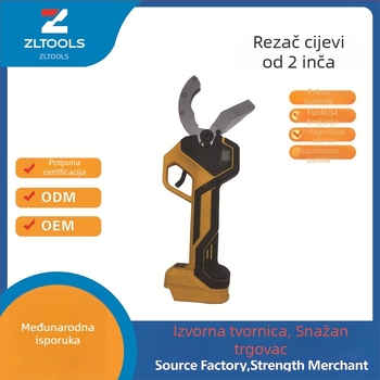 Električni rezac cijevi s litijskom baterijom za PVC i PPR cijevi – vrtni alat za rezanje