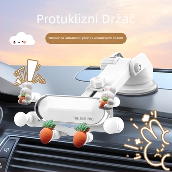 Držač za telefon u automobilu s usisnom bazom za ploču instrumenta — univerzalna kompatibilnost, 3C certifikat (2023010901591525)