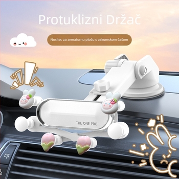 Držač za telefon u automobilu s usisnom bazom za ploču instrumenta — univerzalna kompatibilnost, 3C certifikat (2023010901591525)