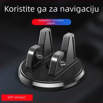 Držač za telefon u automobilu – Univerzalni držač na ploču, ljepilno ugradnja, usisna čašica, Yaffir