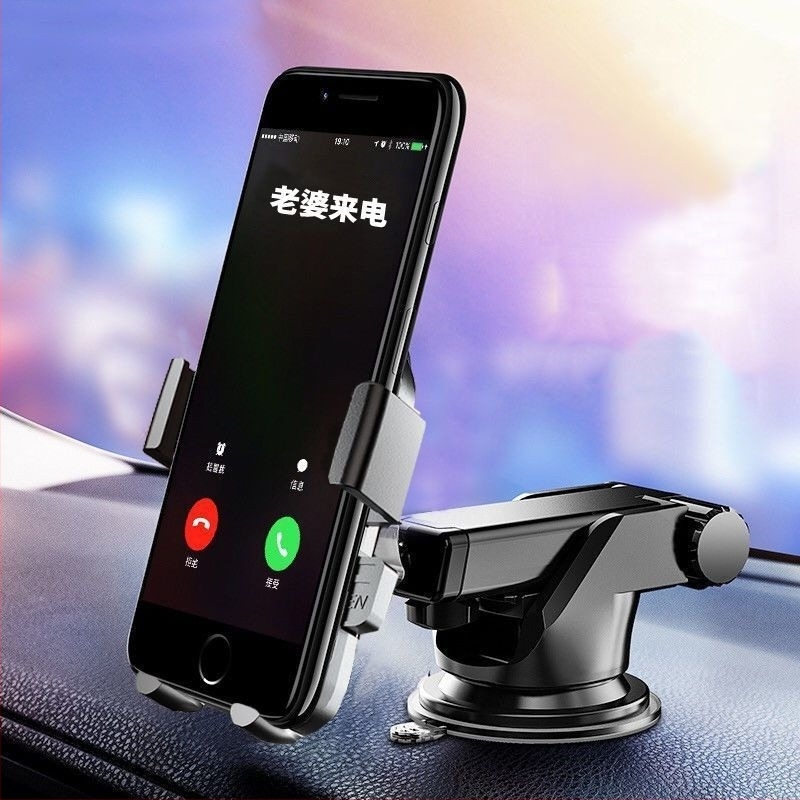 Držač za telefon u automobilu s usisavačem i nosačem na otvor za ventilaciju, gravitacijski držač, punjiva navigacijska podrška za ploču